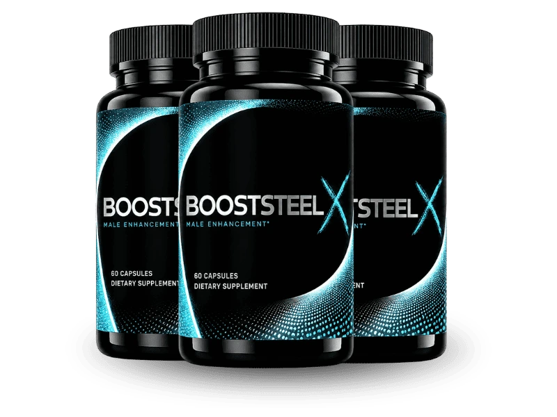 BoostSteelX 3 bottle bundle men's performance supplement